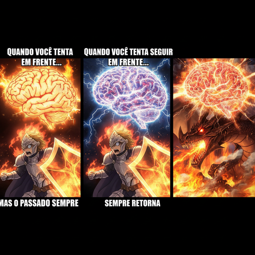 Quando você tenta escutar uma música e o dragão do passado volta