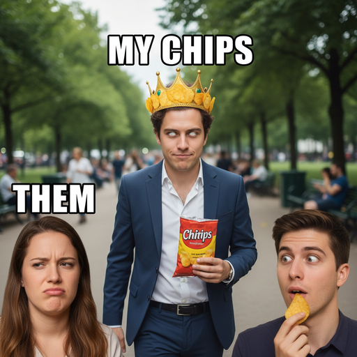 When you declare yourself the Emperor of Snacks