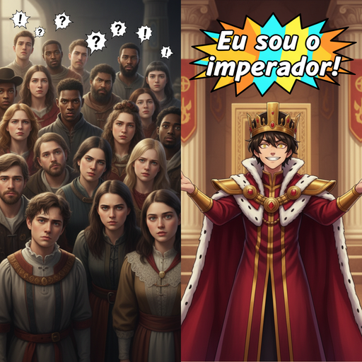 Quando você se acha o imperador da sala