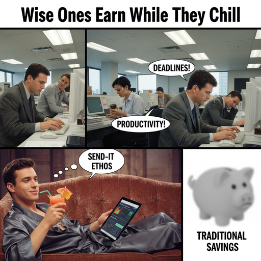 Lazy Wisdom: Staking $WURK While Relaxing