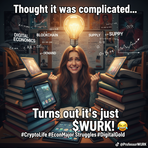 When you finally grasp digital economics: it's all about $WURK!