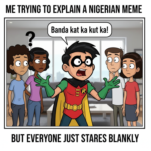 When Robin tries to explain Nigeria's wildest memes