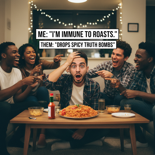 When your friend roasts you like Nigerian jollof