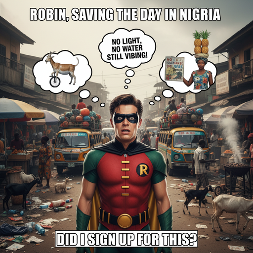 When You Expect Robin to Help but It’s Just Chaotic Nigeria Vibes