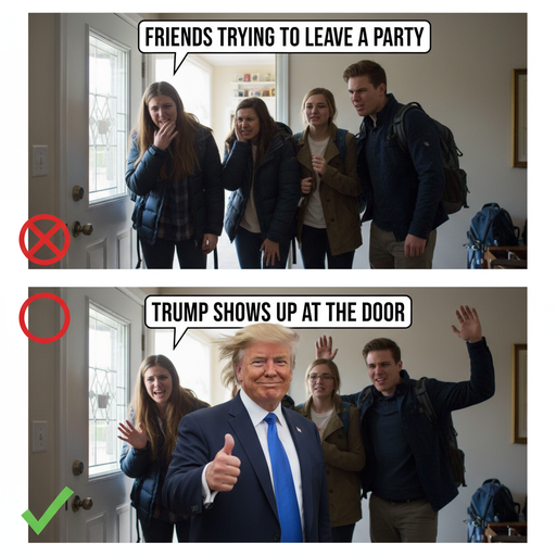 When you realize Trump just keeps coming back like a bad penny