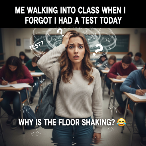 That Pre-Exam Panic Face