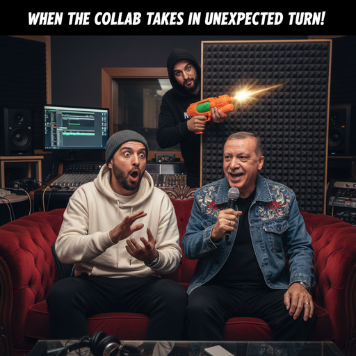 When your friend brings a surprise guest to your jam session