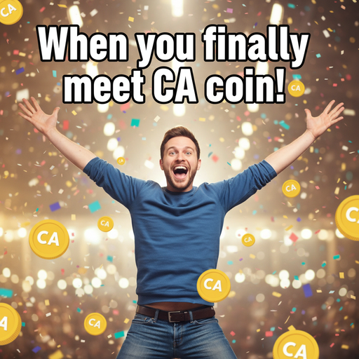 When You Finally Meet CA Coin: Joy Levels Over 9000!