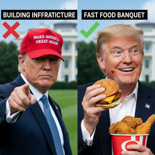 When Trump Says He Never Quits But...