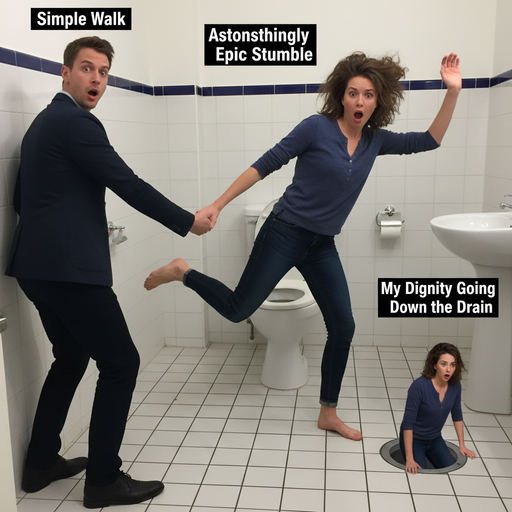 When You Make a Simple Turn and Trip Like a Movie Character 🤦‍♂️