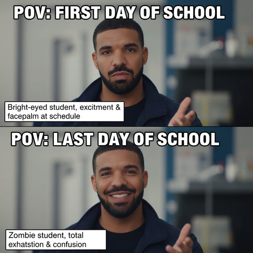 From Excited to Exhausted: Back to School