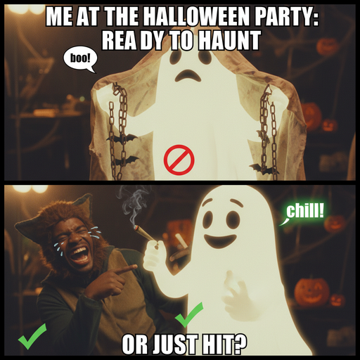 When You Try to Get Spooky but Just End Up Getting High