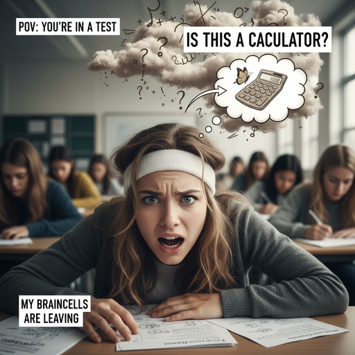 When Your Brain is on Vacation During a Test