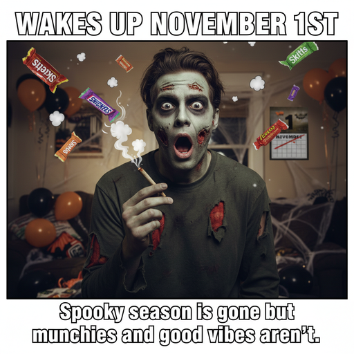 When Halloween's over but the vibes are still lit