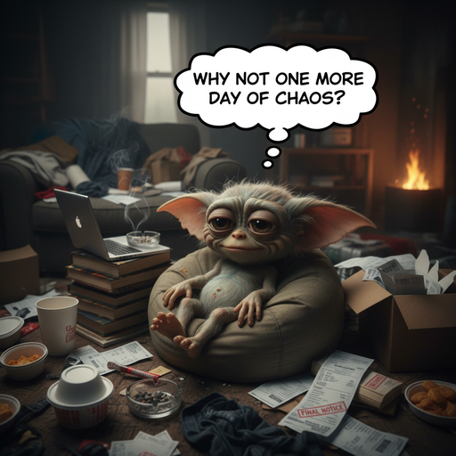 When you realize you have to adult again