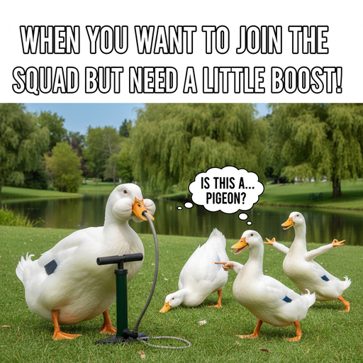 When the Duck Wants to Join the Spin Class