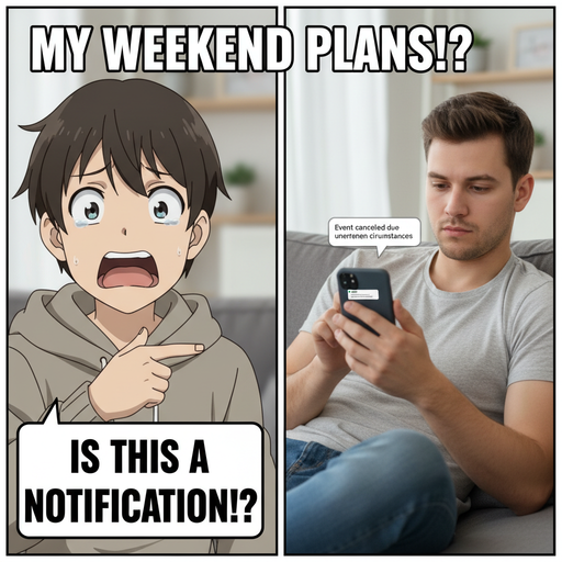 When your plans go south and you start questioning life choices