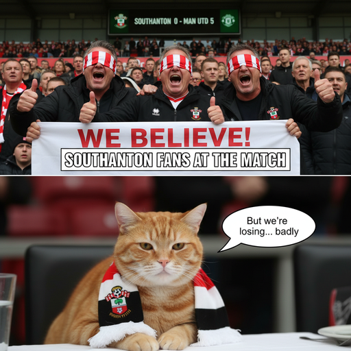 When denial is more fun than watching the game