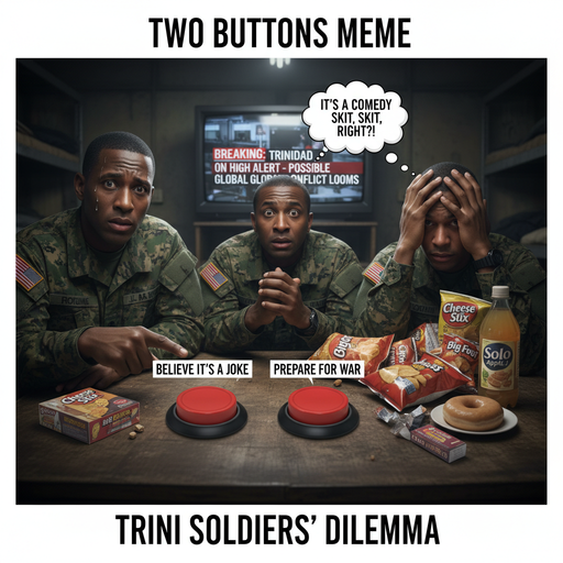 When Trini Sentries Wish for Peace Instead of War