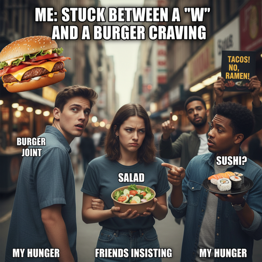 When You Can't Decide: W or Burgers?