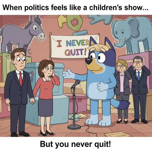 When Trump Tries to 'Bluey' His Way into Politics