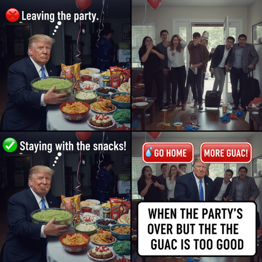 When You Refuse to Leave the Party Like Trump