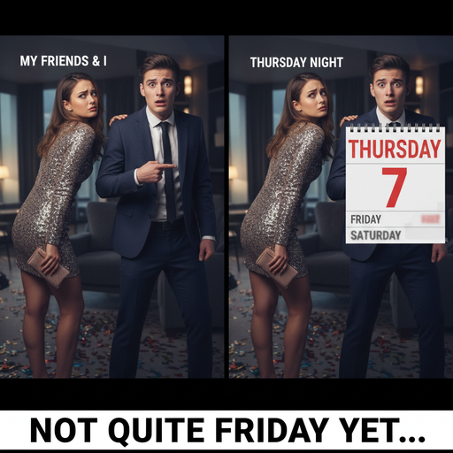 When You Have a Wild Night Out Planned, But It's Thursday!