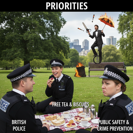 When policing priorities go a bit off course
