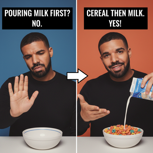 When You See Milk Before Cereal