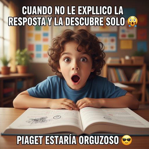 Cuando descubres la respuesta solo y te sientes un genio