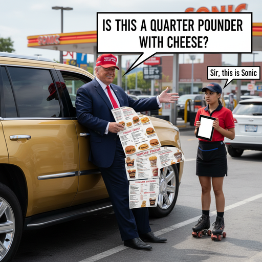 When Trump Tries to Order at Sonic