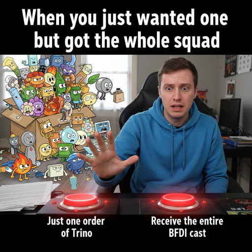 When You Order Trino But Get the Whole BFDI Crew