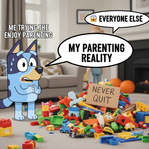 When Bluey Faces Trump's Never Quit Attitude