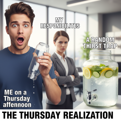 When Thursday Hits and You Forget Your Water Bottle