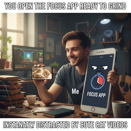 When the Focus App is Your Only Hope for Motivation