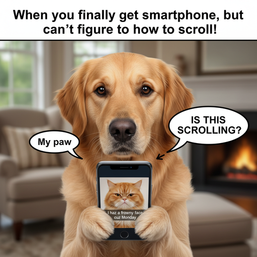 When Animals Discover Smartphones: A Whole New World