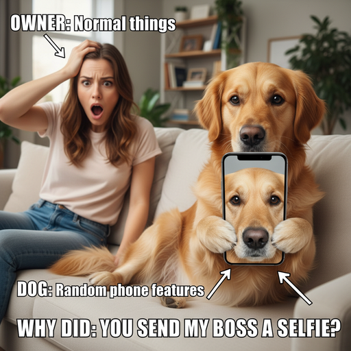 When Your Dog Finds Your Phone