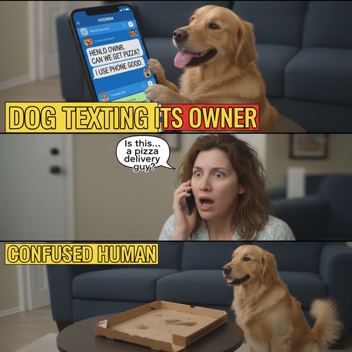 When Your Dog Learns to Text You Daydreams