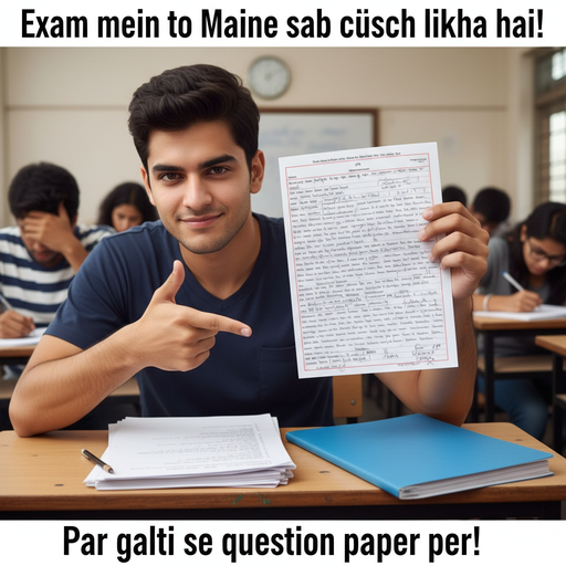 When You've Written Everything But Not on the Right Paper