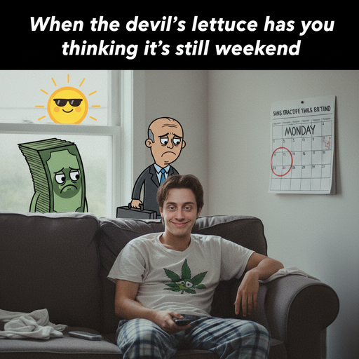 When you realize it's Monday but you're still vibing from Friday