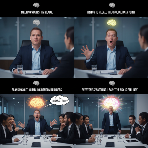 When you try to remember a simple number but can't!