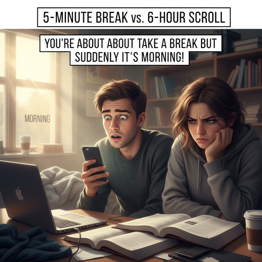 When Study Breaks Turn into All-Nighters