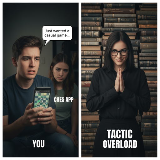 When you realize the chess app isn't just a game