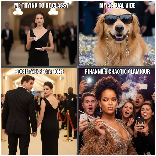 Rihanna's Blinged-Out Smoke Break