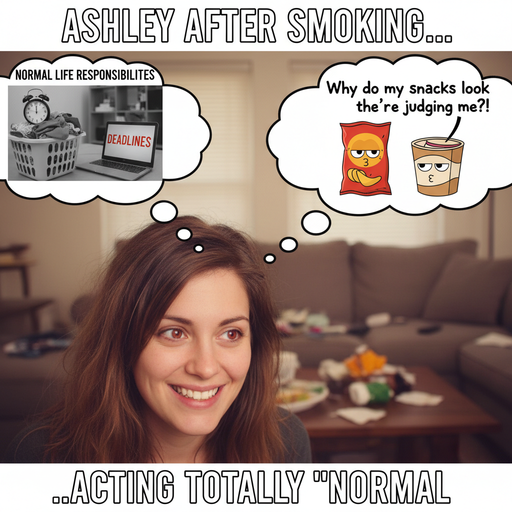 Ashley Smokes Weed: A High-Level Comedy!