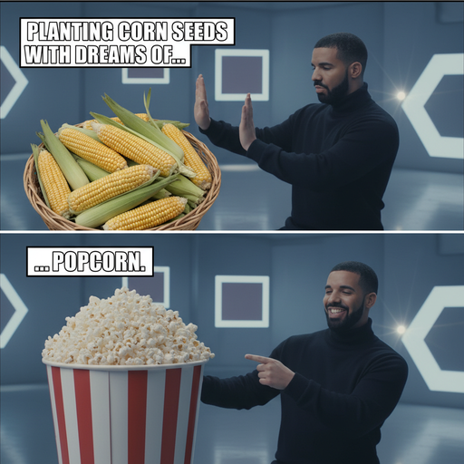 When You Plant Corn Seeds and Expect a Popcorn Movie Night