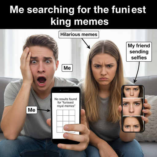 When You're on the Hunt for the Funniest King