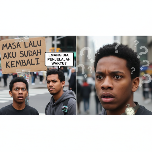 Momen Bingung: Penjelajah Waktu Kembali ke Masa Lalu!