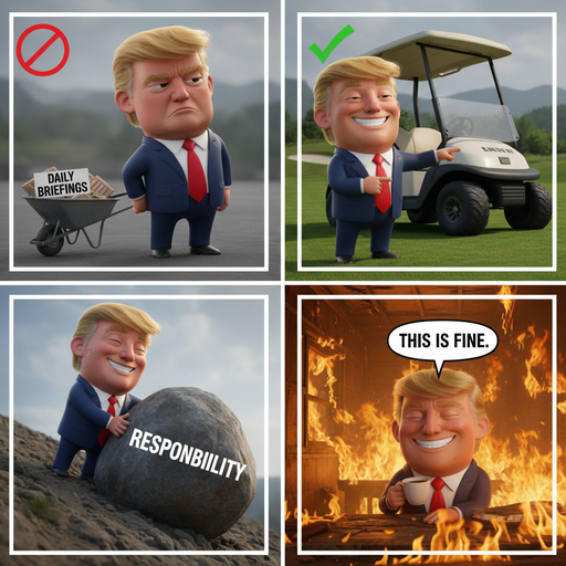 When Life Gets Tough, Trump Just Keeps Going