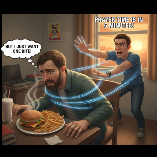 When You're Hungry But It's Time for Prayer